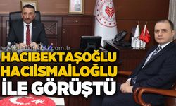 Vali Osman Hacıbektaşoğlu, Vali Yardımcısı Halis Hacıismailoğlu’nu Kabul Etti