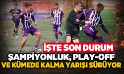 Şampiyonluk, play-off ve kümede kalma yarışı sürüyor! İşte son durum