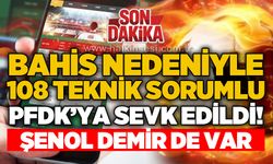 Bahis nedeniyle 108 teknik sorumlu PFDK'ya sevk edildi: Şenol Demir de var!