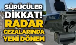 Sürücüler dikkat: Radar cezalarında yeni dönem başlıyor