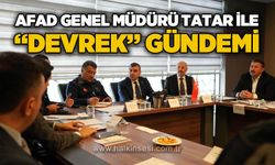 AFAD Genel Müdürü Prof. Dr. Orhan Tatar ile "Devrek" gündemi