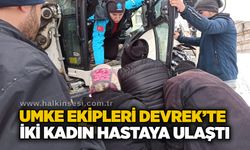 UMKE ekipleri Devrek’te iki kadın hastaya ulaştı