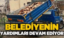 Belediyenin yardımları devam ediyor