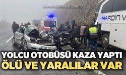 Yolcu otobüsü kaza yaptı: Ölü ve yaralılar var