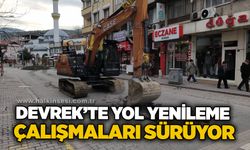 Devrek’te yol yenileme çalışmaları sürüyor