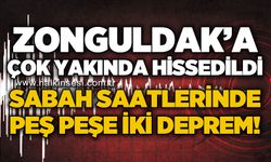 Zonguldak'ın komşusunda hissedildi: Sabah saatlerinde peş peşe iki deprem