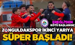 Zonguldakspor ikinci yarıya süper başladı, Ereğli’den kötü başlangıç!