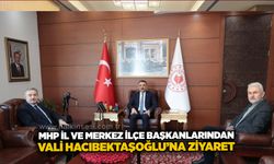 MHP İl ve Merkez İlçe Başkanlarından Vali Hacıbektaşoğlu’na ziyaret