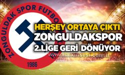 Herşey ortaya çıktı... Zonguldakspor 2.Lige geri dönüyor