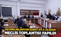 Devrek Belediyesi Şubat Ayı 2. Olağan Meclis Toplantısı yapıldı