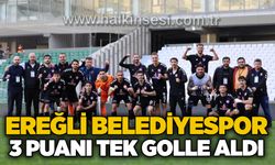 Ereğli Belediyespor 3 puanı tek golle aldı