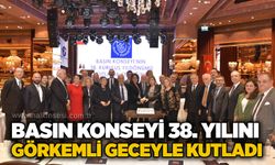 Basın Konseyi 38. yılını görkemli geceyle kutladı