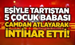 Eşiyle tartıştan 5 çocuk babası camdan atlayarak i*tihar etti!