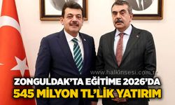 Zonguldak’ta eğitime 2026’da 545 milyon TL’lik yatırım