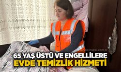 65 yaş üstü ve engellilere evde temizlik hizmeti