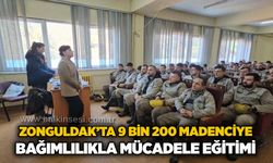 Zonguldak’ta 9 bin 200 madenciye bağımlılıkla mücadele eğitimi