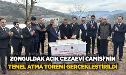 Zonguldak Açık Cezaevi Camisi'nin temel atma töreni gerçekleştirildi.