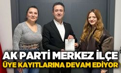 AK Parti Merkez İlçe üye kayıtlarına devam ediyor