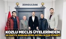 Kozlu Meclis üyelerinden AK Parti İl Başkanlığı’na hayırlı olsun ziyareti