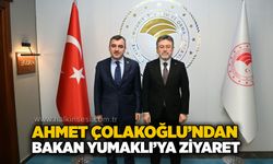 Çolakoğlu’ndan Bakan Yumaklı’ya ziyaret