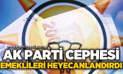 AK Parti cephesi emeklileri heyecanlandırdı