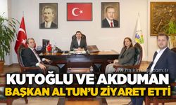 Şenol Hakan Kutoğlu ve Seda Akduman, Başkan Kamil Altun'u ziyaret etti