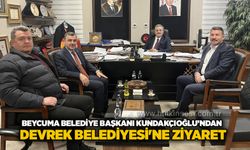 Beycuma Belediye Başkanı Kundakçıoğlu’ndan Devrek Belediyesi’ne ziyaret