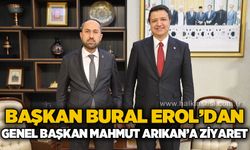 Başkan Burak Erol'dan Genel Başkan Mahmut Arıkan'a ziyaret