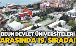BEUN, Devlet Üniversiteleri arasında 19. sırada!
