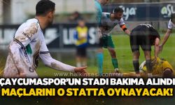 Çaycumaspor'un stadı bakıma alındı... Maçlarını o statta oynayacak!