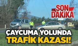 Çaycuma yolunda trafik kazası!
