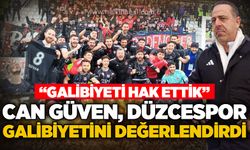 Can Güven, Düzcespor galibiyetini değerlendirdi: Galibiyeti hak ettik!