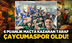 6 puanlık maçta kazanan taraf Çaycumaspor oldu