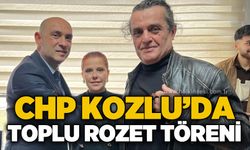 CHP Kozlu'da toplu rozet töreni