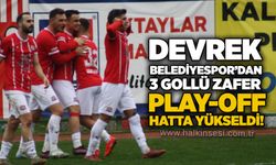Devrek Belediyespor’dan 3 gollü zafer: Play-off hatta yükseldi!