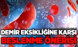Demir eksikliğine karşı beslenme önerisi