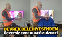 Devrek Belediyesi’nden ücretsiz evde kuaför hizmeti