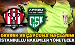 Devrek ve Çaycuma maçlarını İstanbullu hakemler yönetecek!