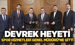 Devrek heyeti, Spor Hizmetleri Genel Müdürü'ne gitti!