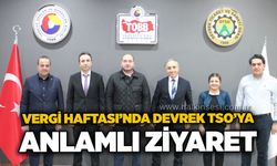 Vergi Haftası’nda Devrek TSO’ya anlamlı ziyaret