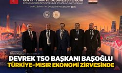 Devrek TSO Başkanı Başoğlu, Türkiye–Mısır ekonomi zirvesinde