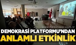 Demokrasi Platformu'ndan anlamlı etkinlik