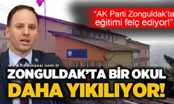 Deniz Yavuzyılmaz AK Parti'yi sert eleştirdi: Zonguldak'ta bir okul daha yıkılıyor