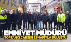 Emniyet Müdürü, Toptancı Çarşısı esnafıyla buluştu