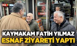 Kaymakam Fatih Yılmaz'dan Ereğli esnafına ziyaret