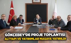 Gökçebey’de proje toplantısı: Altyapı ve yatırımlar masaya yatırıldı