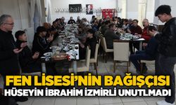 Fen Lisesi'nin bağışçısı Hüseyin İbrahim İzmirli ölüm yıl dönümünde unutulmadı