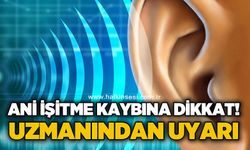 Ani işitme kaybında zamanla yarışılıyor!