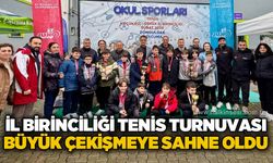 İl Birinciliği Tenis turnuvası büyük çekişmeye sahne oldu!