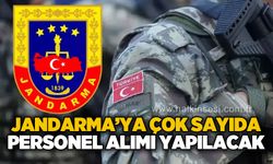 Jandarmaya çok sayıda personel alınacak